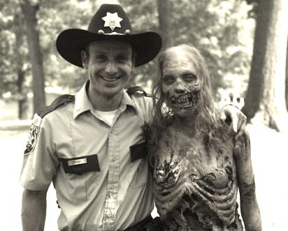 Maybe the guy on the left is the real Zombie.